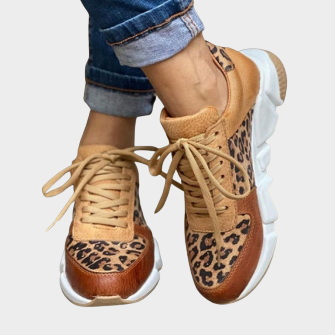 Tênis Animal Print em Couro Ecológico Comfort - Amazônia